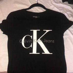 calvin klein crop top